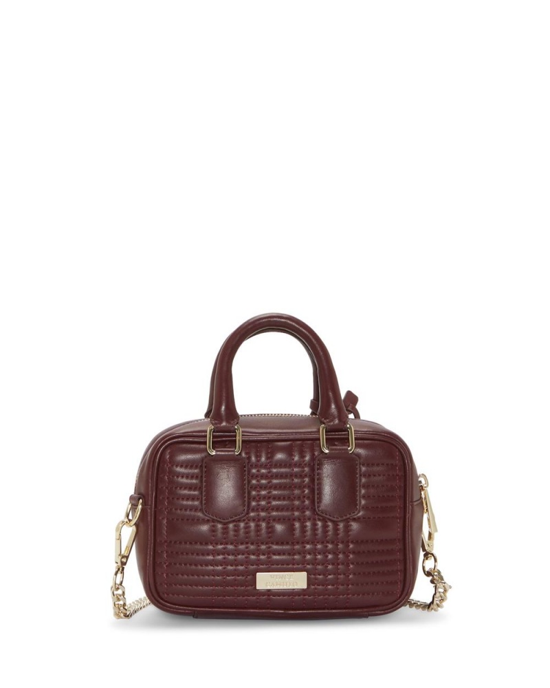Vince Camuto Barb Medium Crossbody Kabelka Damske Bordove | LYOX-42108