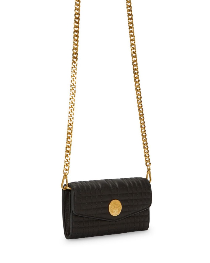Vince Camuto Barb Wallet On A Chain Kabelka Damske Čierne | HFPE-08176