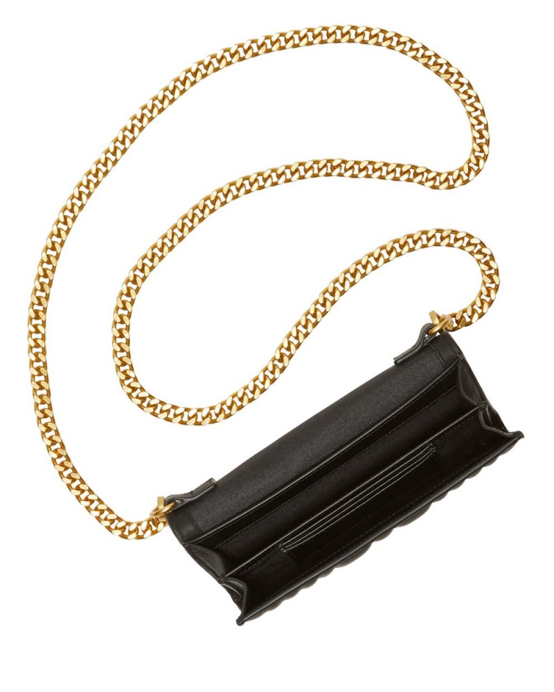 Vince Camuto Barb Wallet On A Chain Kabelka Damske Čierne | HFPE-08176