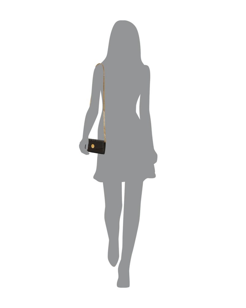 Vince Camuto Barb Wallet On A Chain Kabelka Damske Čierne | HFPE-08176
