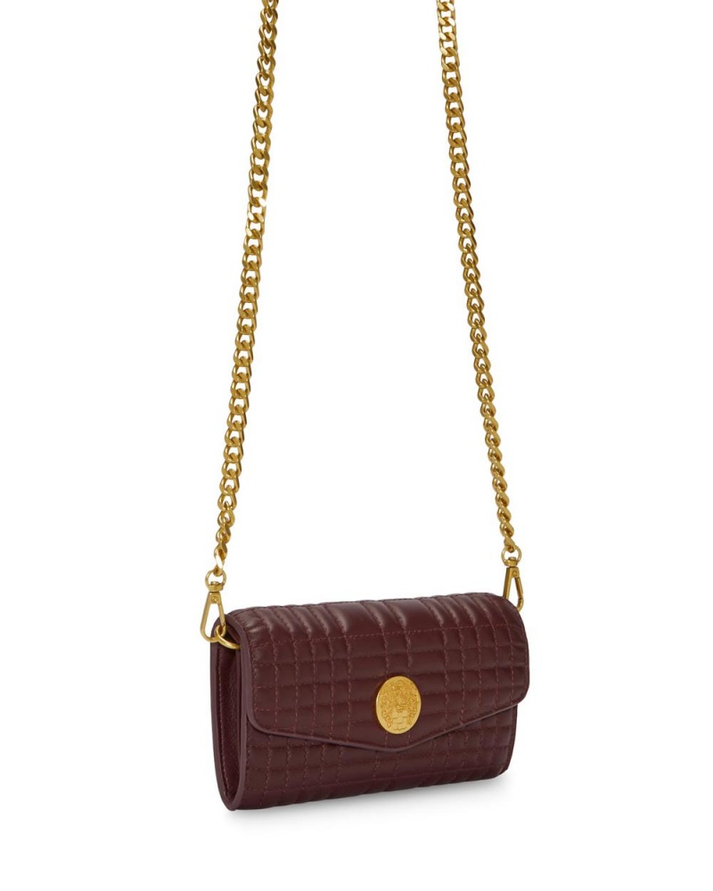 Vince Camuto Barb Wallet On A Chain Kabelka Damske Bordove | AYUH-39824