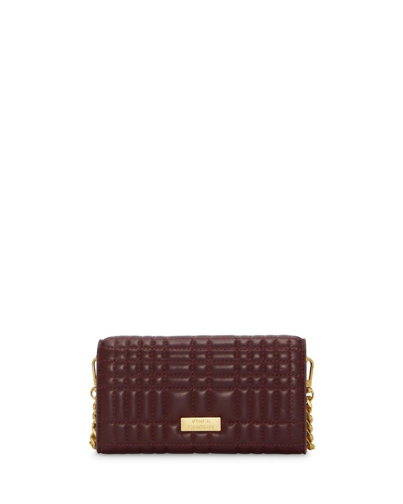 Vince Camuto Barb Wallet On A Chain Kabelka Damske Bordove | AYUH-39824