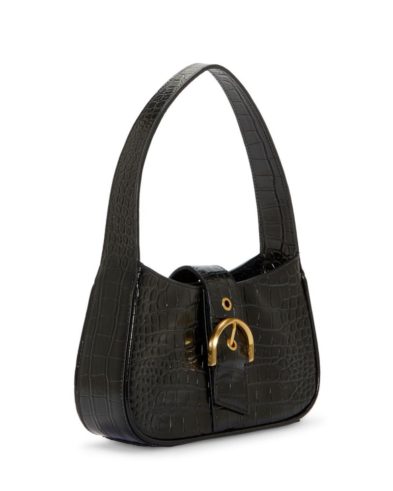 Vince Camuto Barlo Small Shoulder Bag Taska cez Rameno Damske Čierne | ZRUE-03765