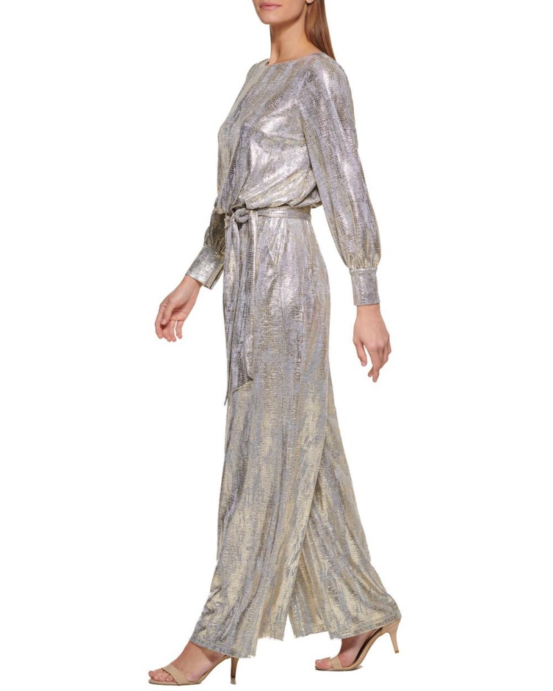 Vince Camuto Belted Metallic Kombineza Damske Zlate | LBHO-60842