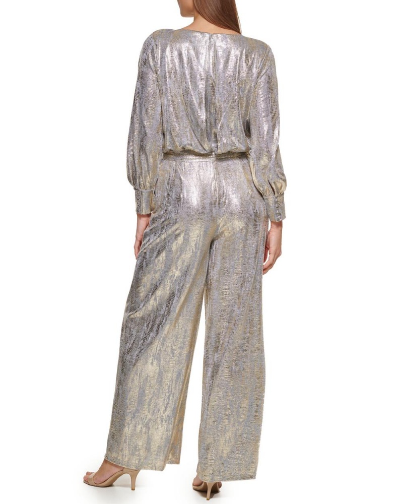 Vince Camuto Belted Metallic Kombineza Damske Zlate | LBHO-60842