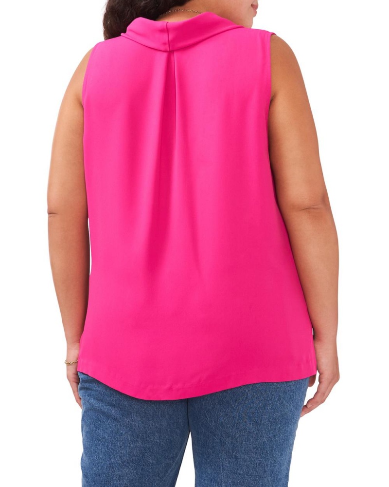 Vince Camuto Bez Rukavov Cowl-Neck (Plus Size) Bluzka Damske Ruzove | RGEP-59182