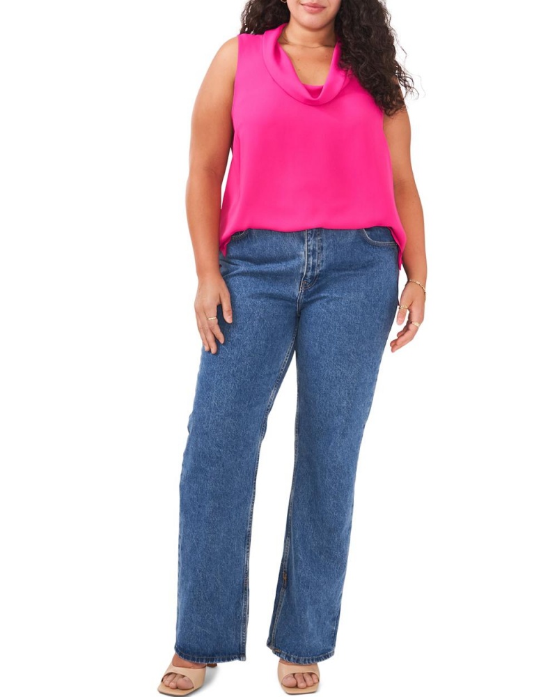 Vince Camuto Bez Rukavov Cowl-Neck (Plus Size) Bluzka Damske Ruzove | RGEP-59182