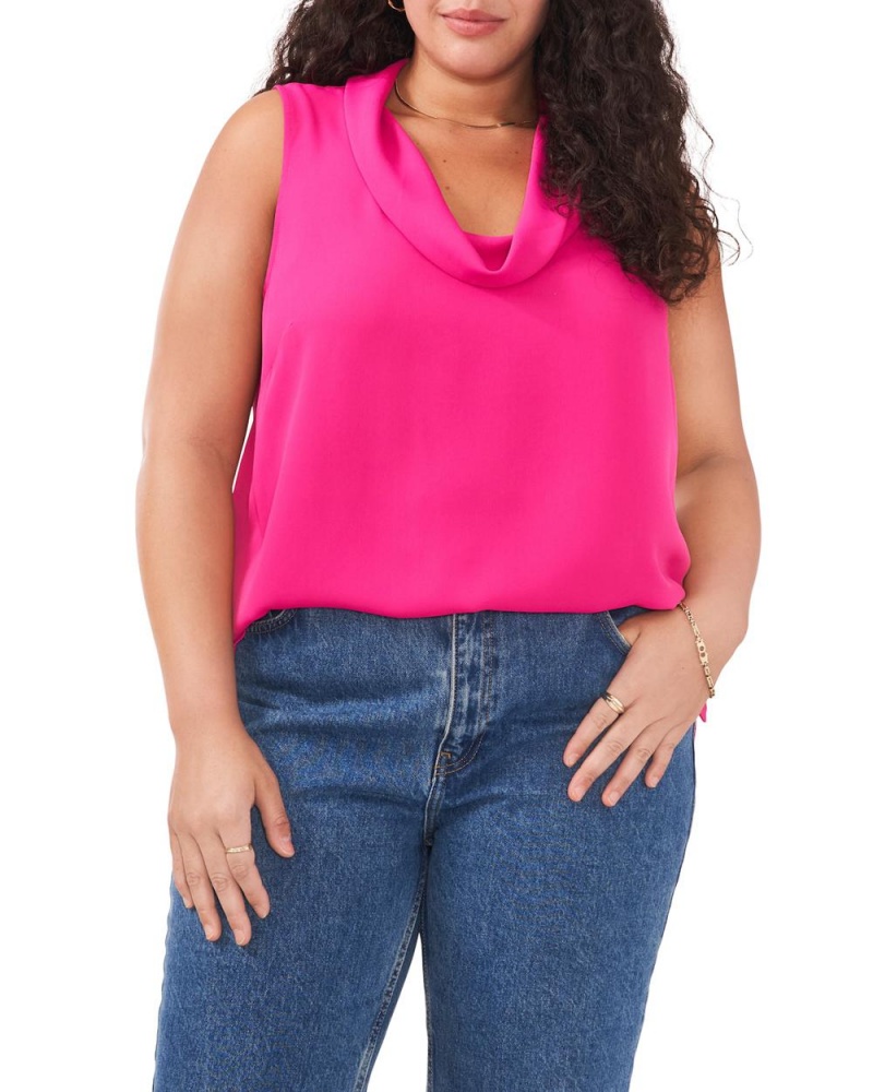 Vince Camuto Bez Rukavov Cowl-Neck (Plus Size) Bluzka Damske Ruzove | RGEP-59182