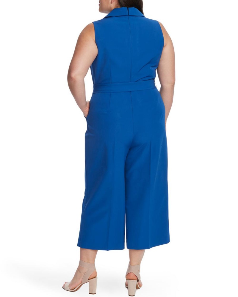 Vince Camuto Bez Rukavov Cropped (Plus Size) Kombineza Damske Modre | PFRA-62041