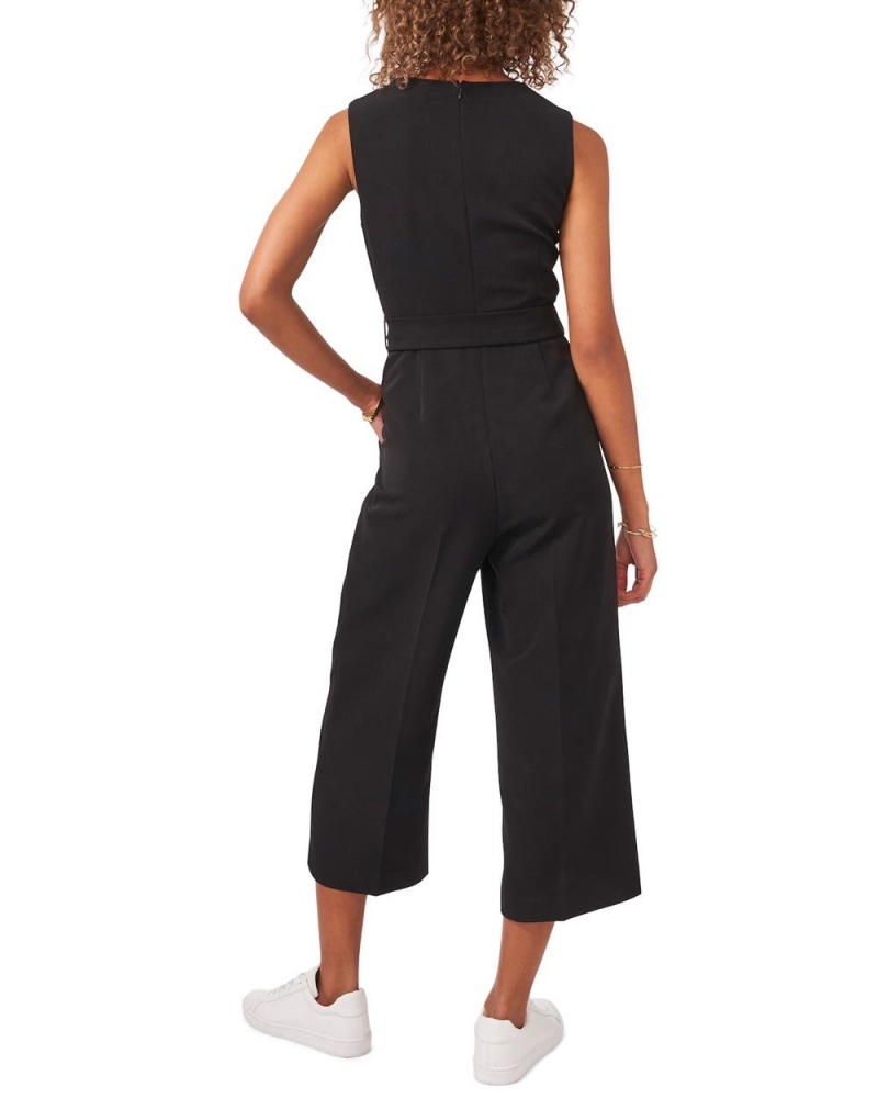 Vince Camuto Bez Rukavov Culotte Kombineza Damske Čierne | FUOY-76395
