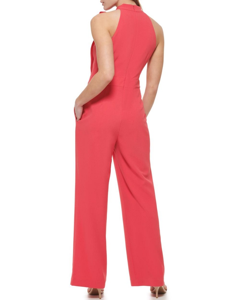 Vince Camuto Bow-Neck Halter Kombineza Damske Koralove | JGAH-50239