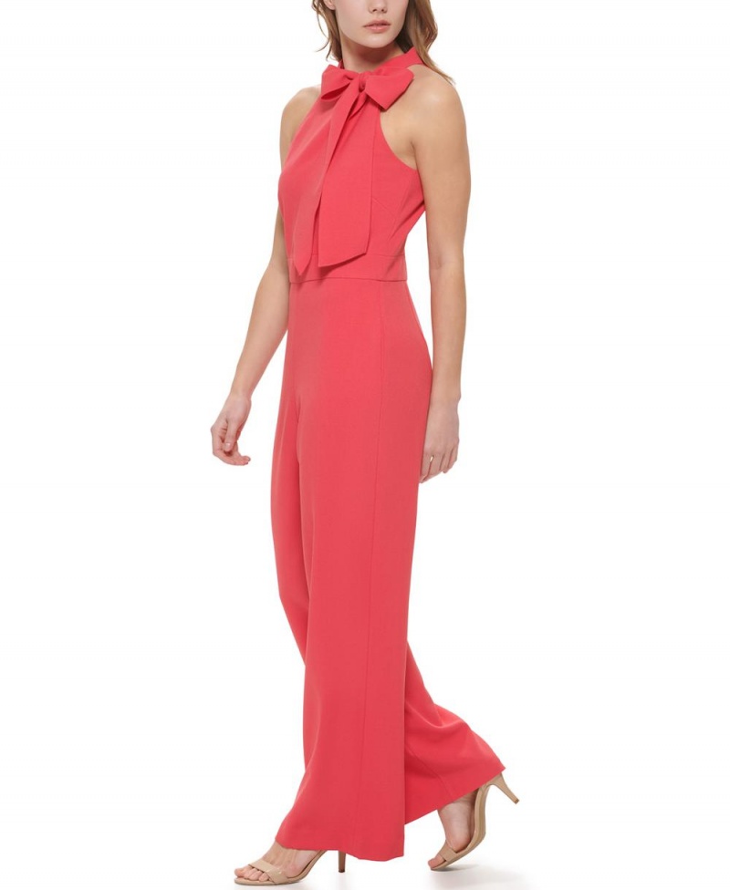 Vince Camuto Bow-Neck Kombineza Damske Koralove | SXPT-27859