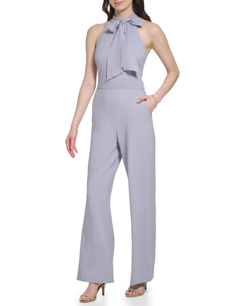 Vince Camuto Bow-Neck Kombineza Damske Siva | LMZY-93478