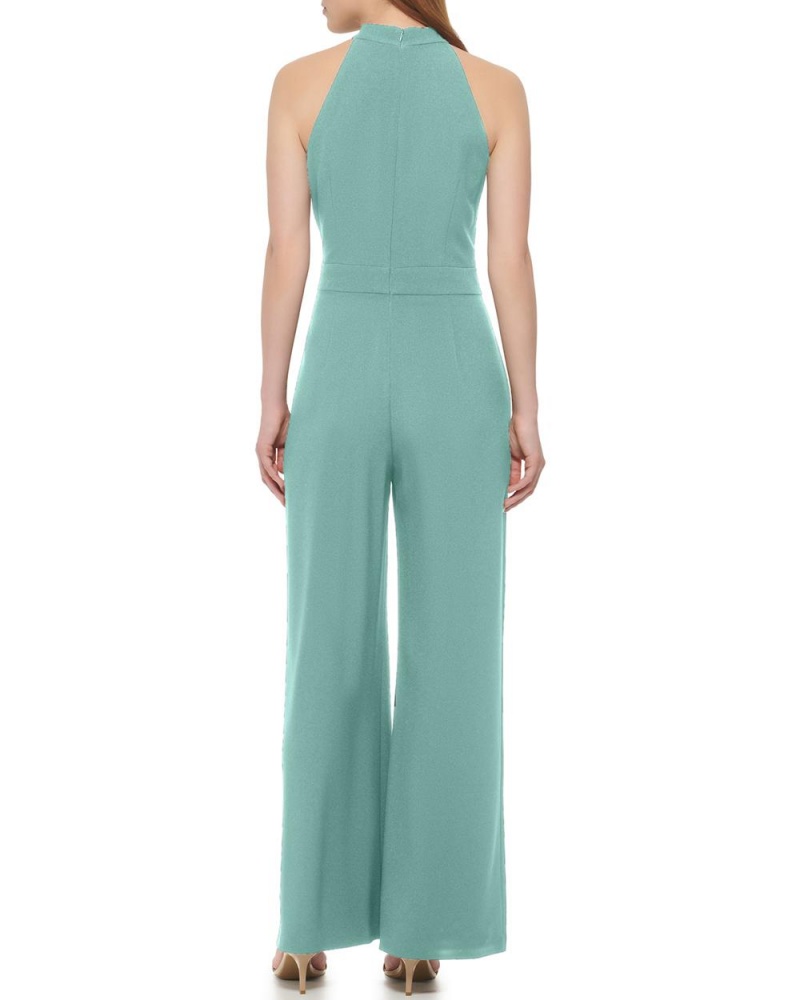 Vince Camuto Bow-Neck Kombineza Damske Tyrkysové | WUJT-53416