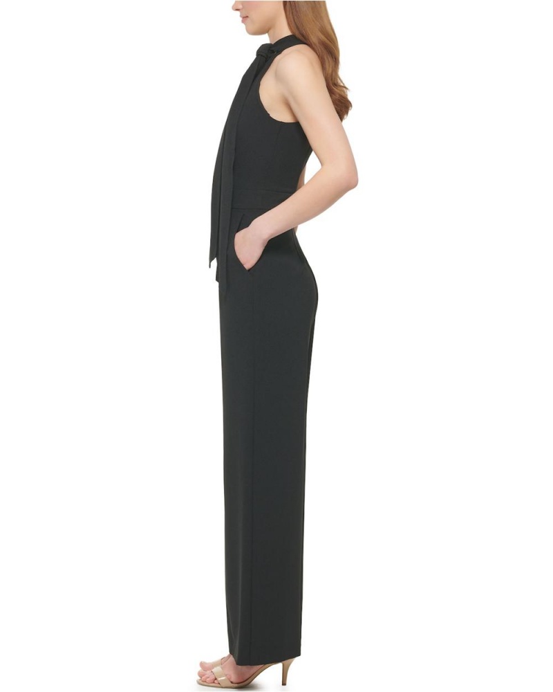 Vince Camuto Bow-Neck Kombineza Damske Čierne | MHWE-04975