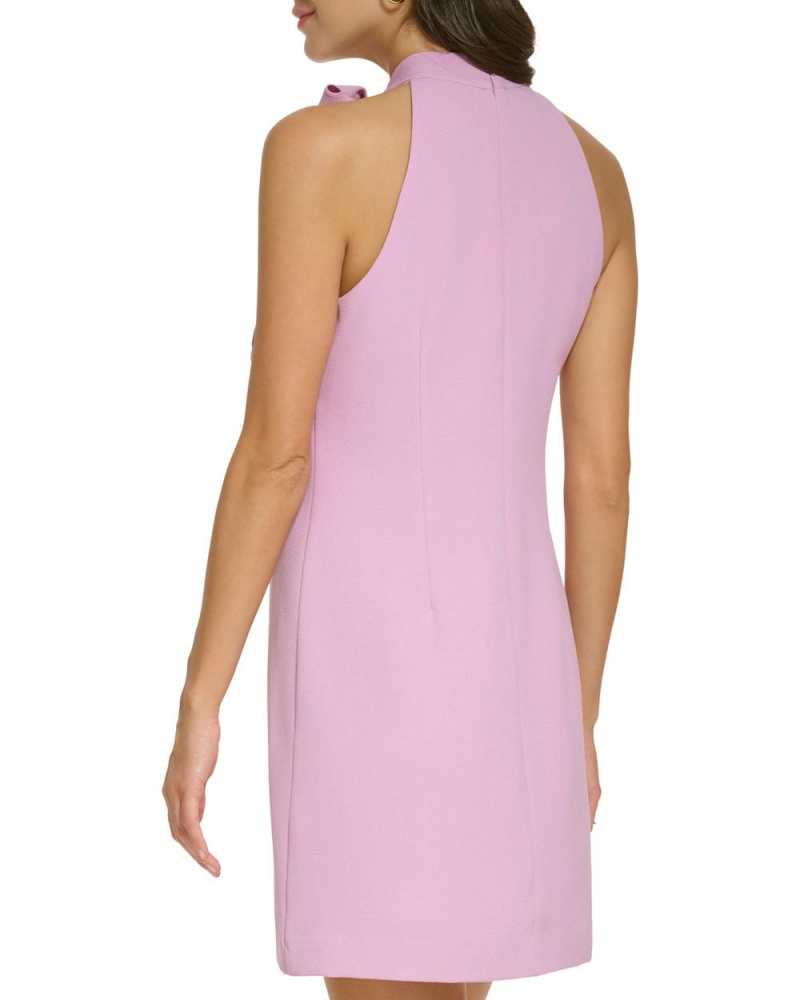Vince Camuto Bow-Neck Mini Šaty Damske Nachový | YHXU-58197