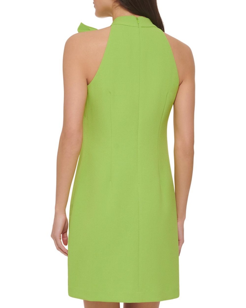 Vince Camuto Bow-Neck Mini Šaty Damske Zelene | BTHJ-58120