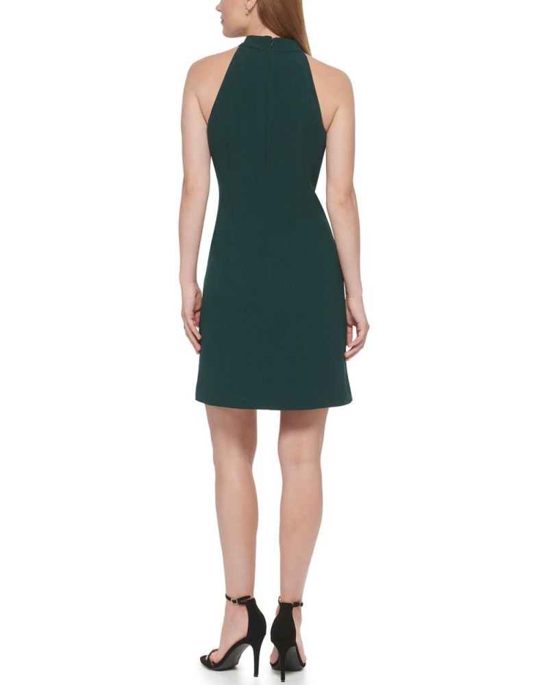 Vince Camuto Bow-Neck Mini Šaty Damske Zelene | ALFK-38029