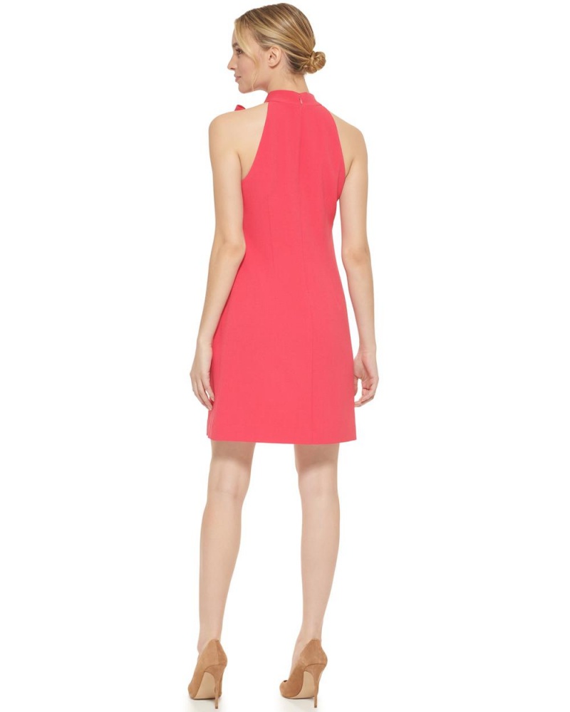 Vince Camuto Bow-Neck Mini Šaty Damske Červené | UNIE-64130