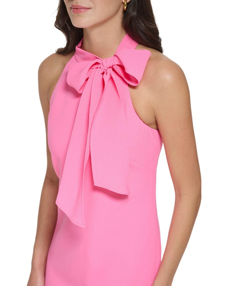 Vince Camuto Bow-Neck Saty Damske Svetlo Ruzove | IRWS-05314