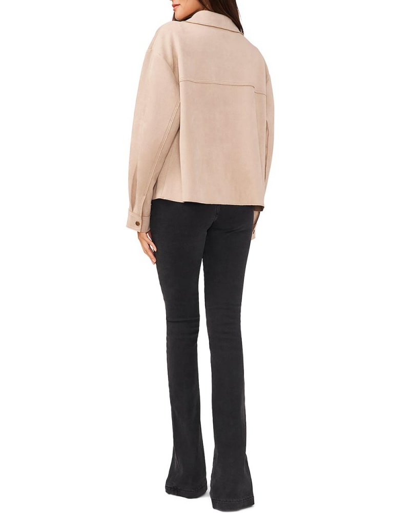Vince Camuto Boxy Collared Bundy Damske Hnedožltý | KCEB-20648