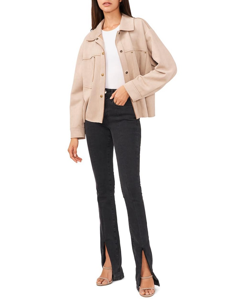 Vince Camuto Boxy Collared Bundy Damske Hnedožltý | KCEB-20648