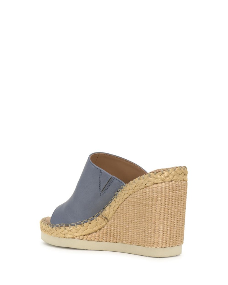 Vince Camuto Brissia Wedge Sandale Damske Modre | ATYK-34689