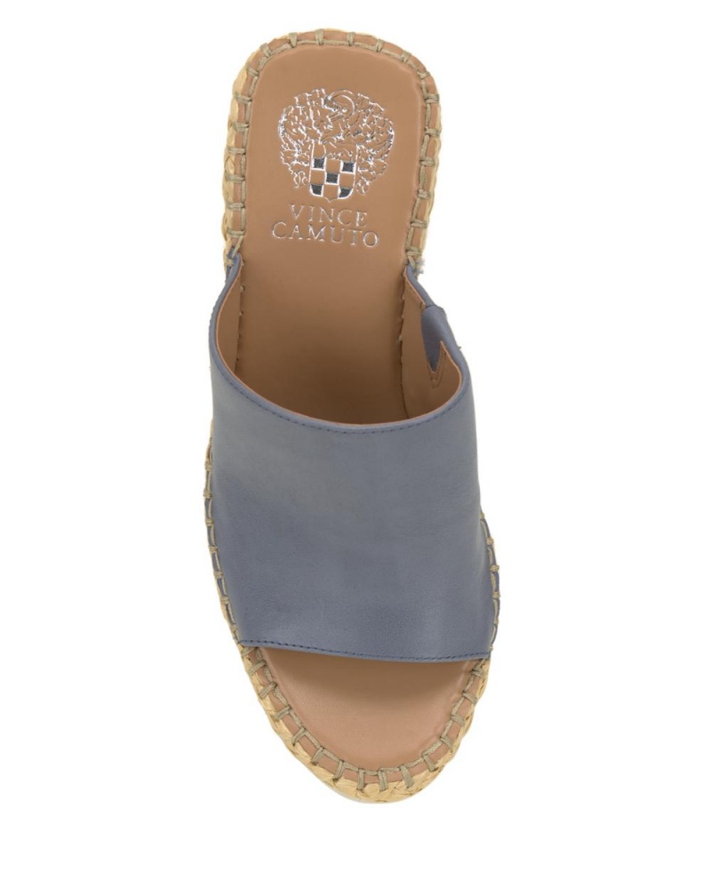 Vince Camuto Brissia Wedge Sandale Damske Modre | ATYK-34689