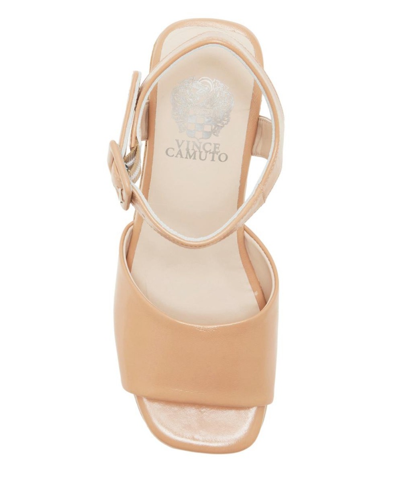 Vince Camuto Byndy Wedge Sandale Damske Hnede | VPLH-37250