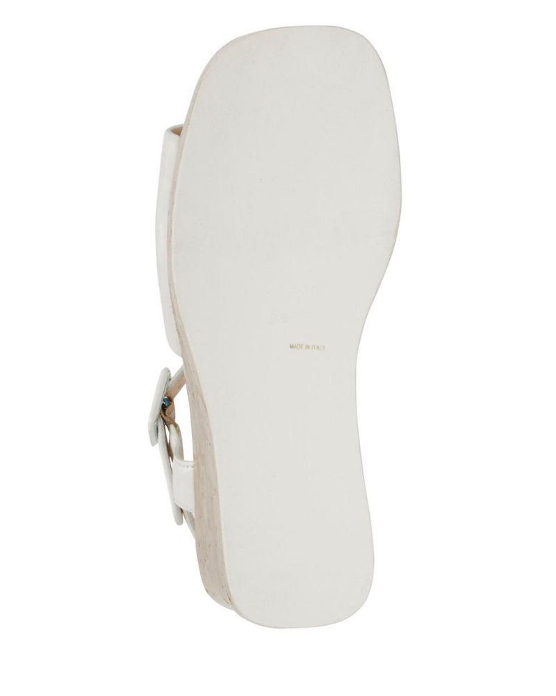 Vince Camuto Byndy Wedge Sandale Damske Biele | WMBP-38246