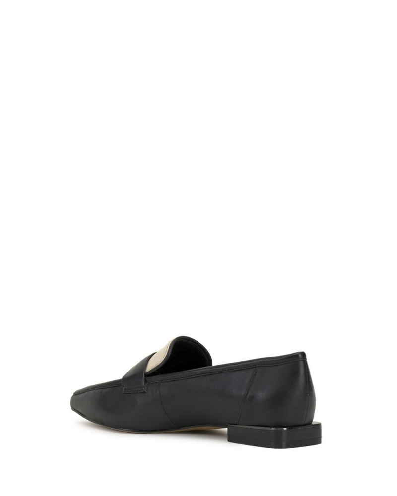 Vince Camuto Calentha Mokasiny Damske Čierne Biele | TBFZ-65234