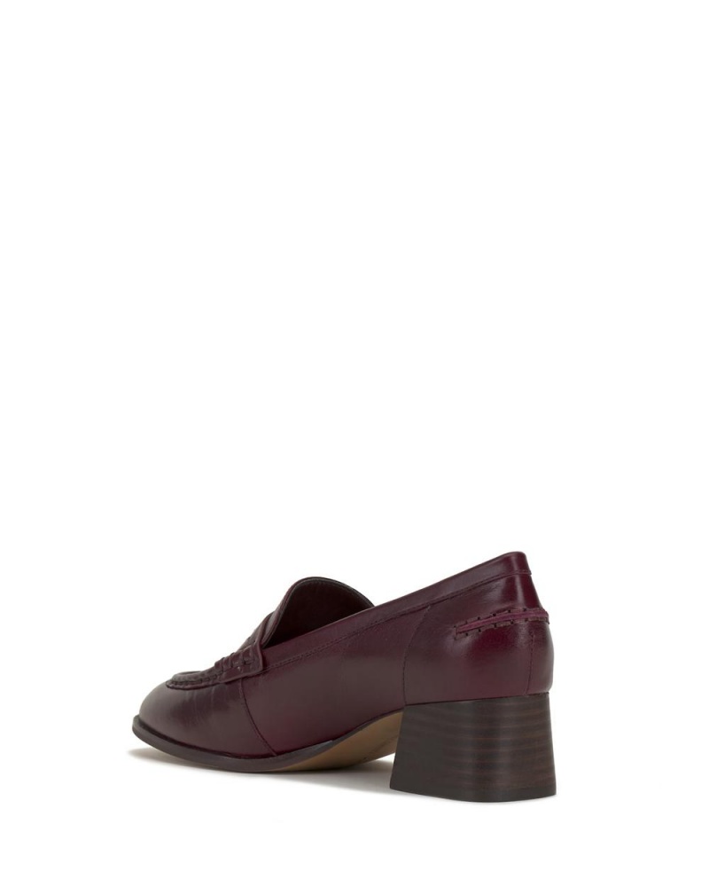 Vince Camuto Carissla Mokasiny Damske Bordove | CDOA-69120