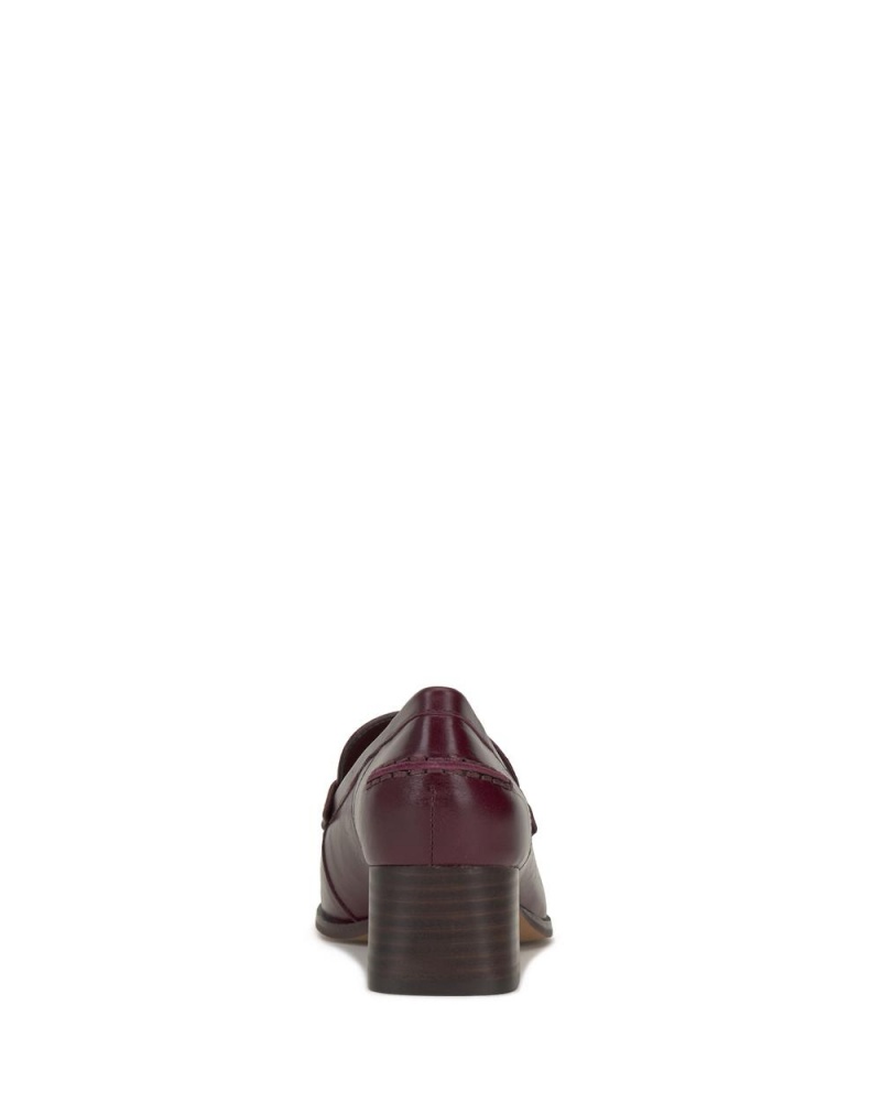 Vince Camuto Carissla Mokasiny Damske Bordove | CDOA-69120