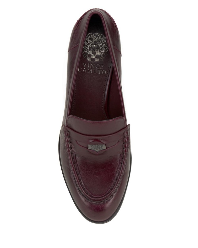 Vince Camuto Carissla Mokasiny Damske Bordove | CDOA-69120