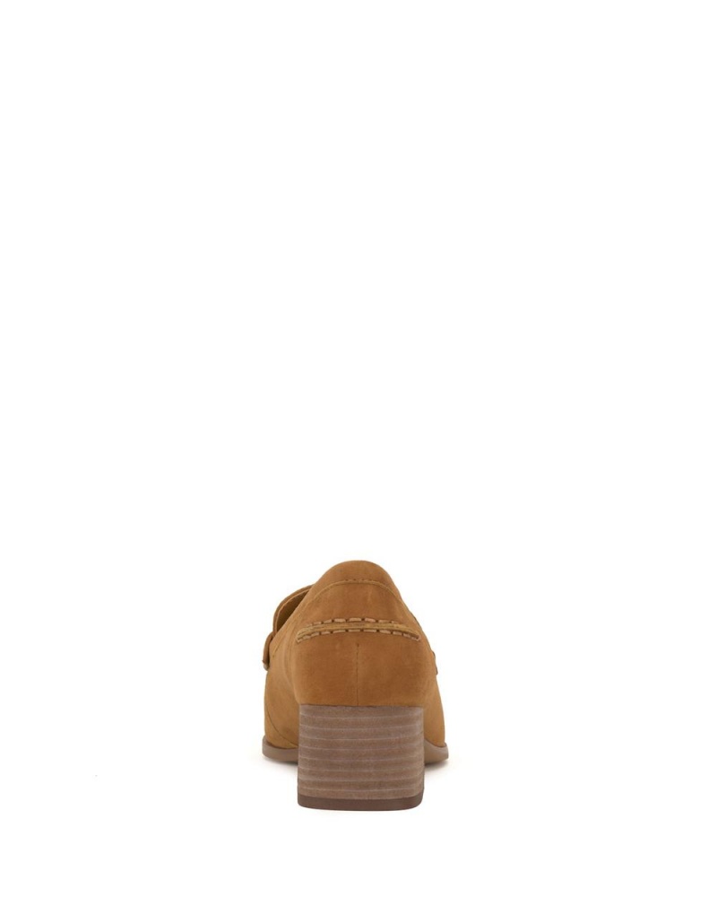 Vince Camuto Carissla Mokasiny Damske Golden Rod Suede | PIMY-48931