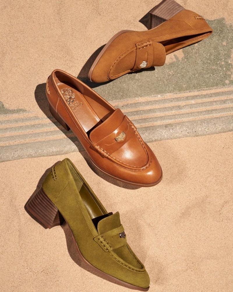 Vince Camuto Carissla Mokasiny Damske Hnede | YFCM-79540