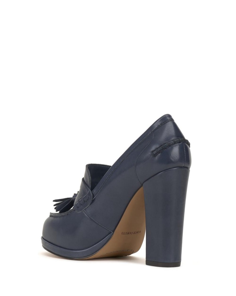 Vince Camuto Cefinlyn Mokasiny Damske Modre | YVFR-92637
