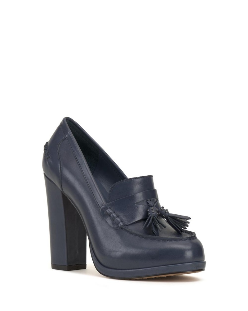 Vince Camuto Cefinlyn Mokasiny Damske Modre | YVFR-92637