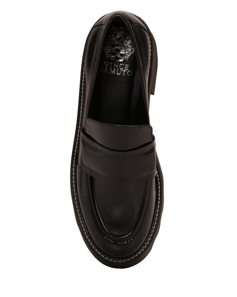 Vince Camuto Chantie Mokasiny Damske Čierne | JBKN-58031