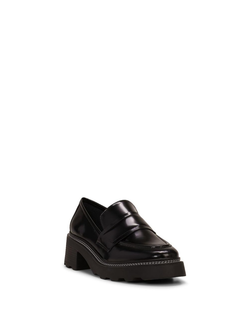 Vince Camuto Chantie Mokasiny Damske Čierne | JBKN-58031