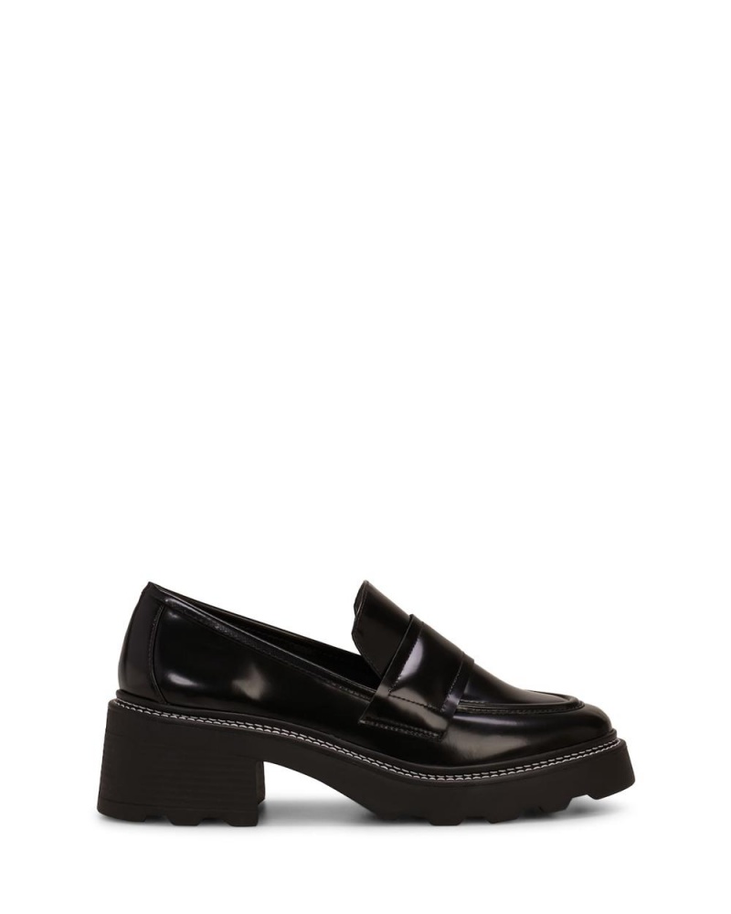 Vince Camuto Chantie Mokasiny Damske Čierne | JBKN-58031