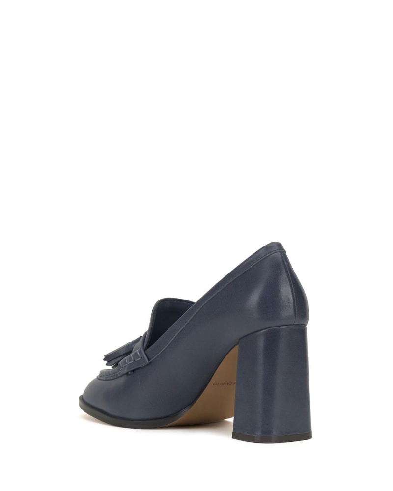 Vince Camuto Chelivia Mokasiny Damske Modre | GHQB-39765