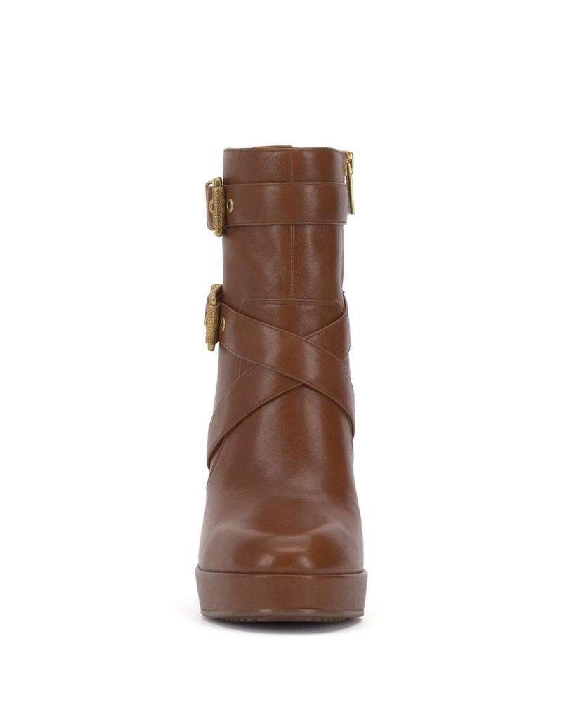 Vince Camuto Coliana Topanky Na Platforme Damske Hnede | MHVU-80691