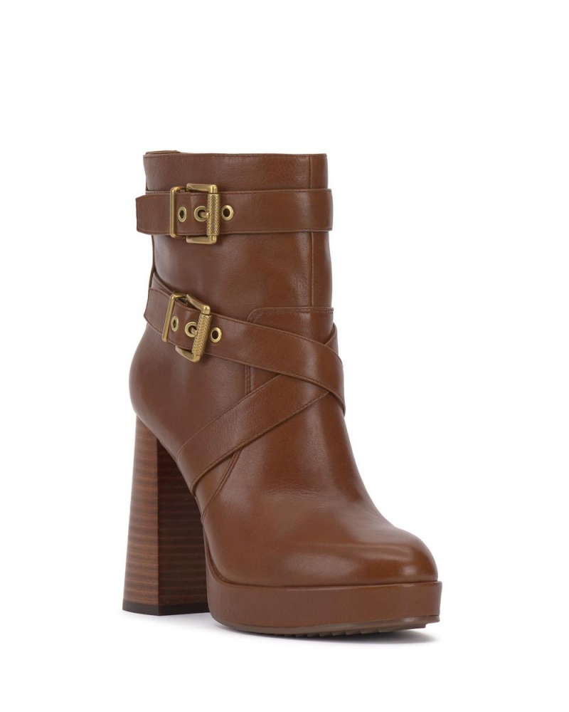 Vince Camuto Coliana Topanky Na Platforme Damske Hnede | MHVU-80691