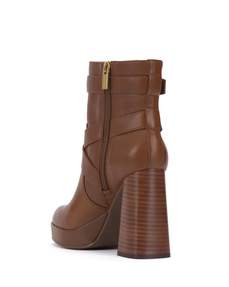 Vince Camuto Coliana Topanky Na Platforme Damske Hnede | MHVU-80691