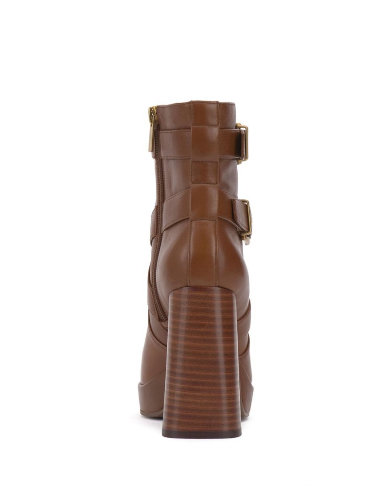 Vince Camuto Coliana Topanky Na Platforme Damske Hnede | MHVU-80691