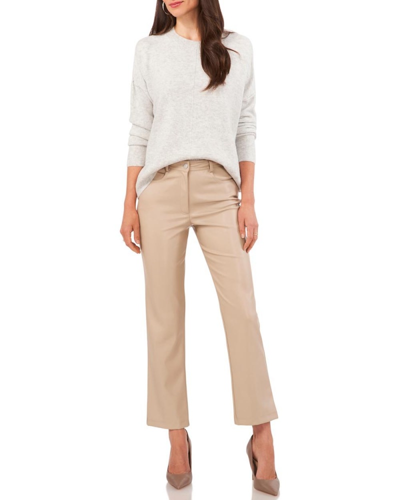 Vince Camuto Crewneck Sveter Damske Strieborne | VMZR-41926