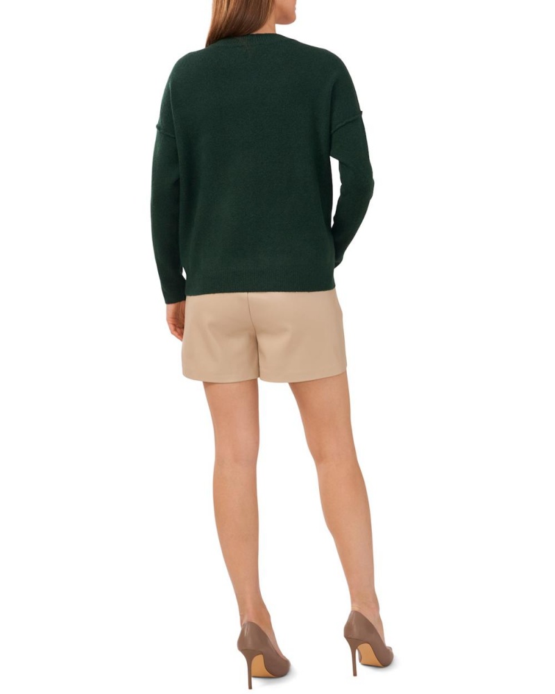 Vince Camuto Crewneck Sveter Damske Zelene | SNVM-27860