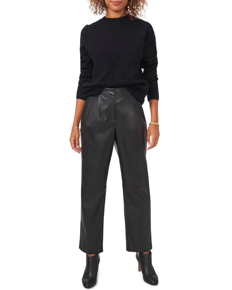 Vince Camuto Crewneck Sveter Damske Čierne | ELUY-08921