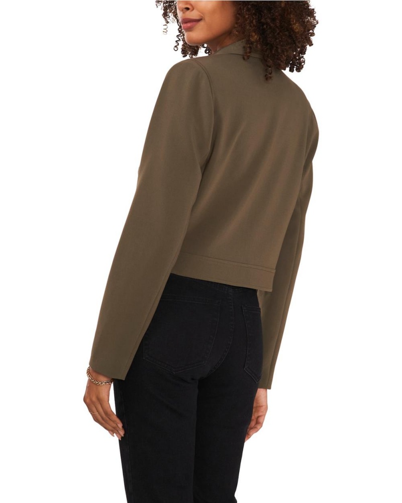 Vince Camuto Cropped Peak-Lapel Blejzer Damske Svetlo Olivovo Zelená | KAHD-93460